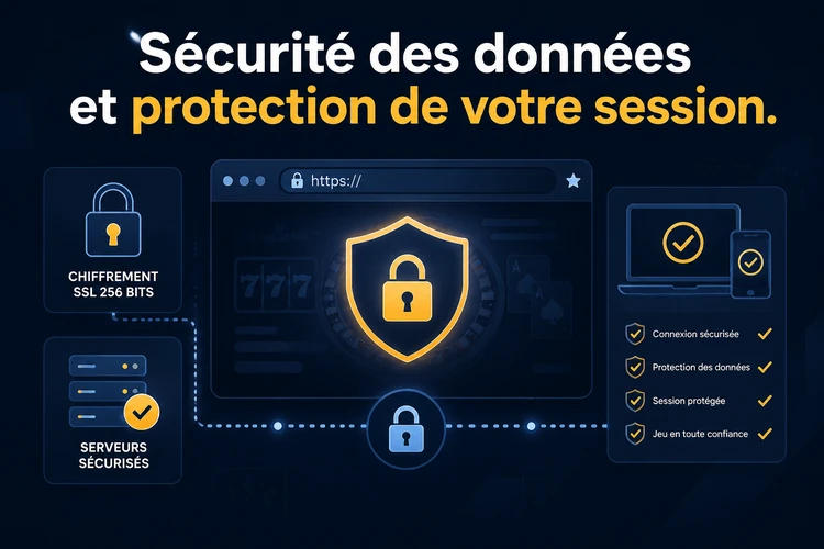 Sécurité des données et protection de votre session de jeu