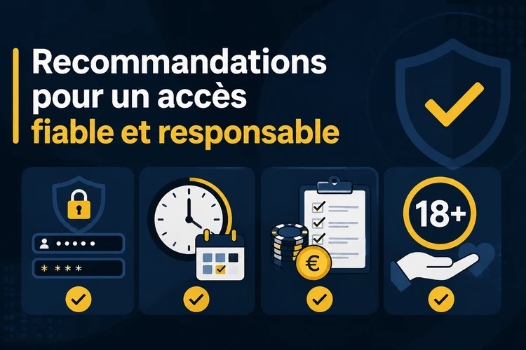 Nos recommandations pour un accès fiable et responsable