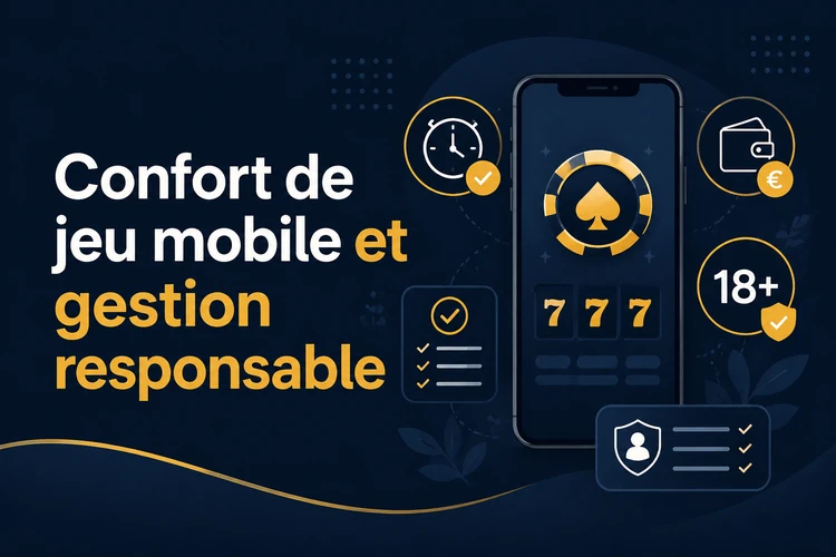 Confort de jeu mobile et gestion responsable